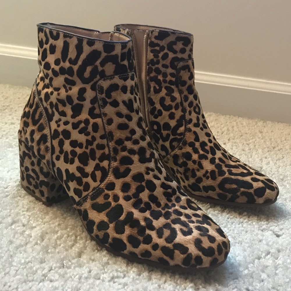 Leopard Booties